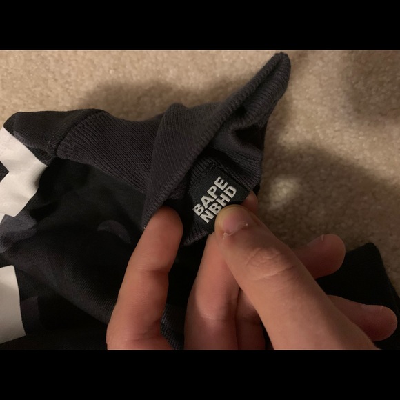 Bape A Bathing Ape X NBHD Shark Hoodie Medium - Picture 7 of 8